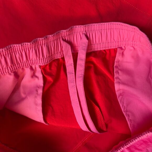 Urban Outfitters BDG Shorts Womens Large Red Pink Jess Nylon Track Retro Y2K NEW - Picture 9 of 14